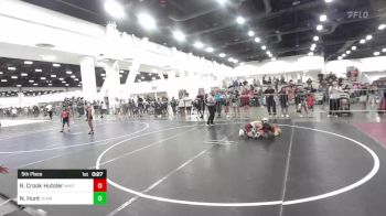 5th Place - Raiden Crook Hutsler, White River Jr. WC vs Nolan Hunt, Team Coalinga