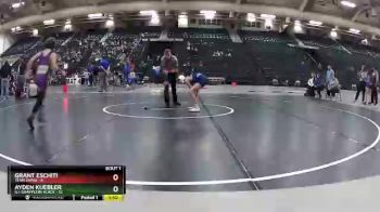 96 lbs Finals (2 Team) - Grant Eschiti, Team Zapas vs Ayden Kuebler, G.I. Grapplers Black
