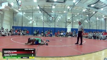150 lbs Semis & Wb (16 Team) - Izaiah Hudson, Yorktown vs Hunter Sloan, Owen Valley