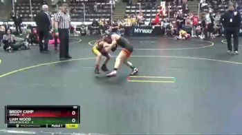 60 lbs Finals (8 Team) - Brody Camp, Davison vs Liam Wood, Brighton Black