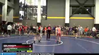 115 lbs Champ. Round 2 - Erin Anderson, Iowa City, City High vs Lauren Rogalla, Bettendorf