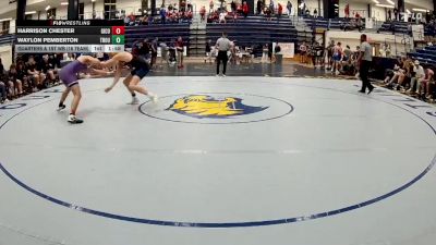 150 lbs Quarters & 1st Wb (16 Team) - Harrison Chester, Gilmer County vs Waylon Pemberton, Troup