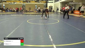 157 lbs Round Of 16 - Kendall Coleman, Purdue vs Timothy Bova, Unrostered-Spartan Combat RTC
