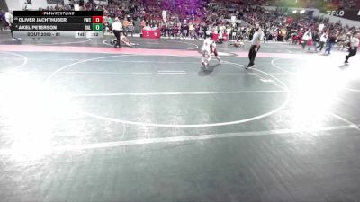 91 lbs Champ. Round 1 - Oliver Jachthuber, Princeton Wrestling Club vs Axel Peterson, Baldwin-Woodville