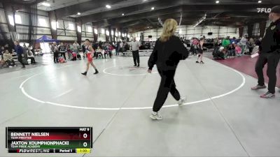 95 lbs Champ. Round 1 - Bennett Nielsen, Team Prestige vs Jaxton Xoumphonphackdy, Team Pride Academy