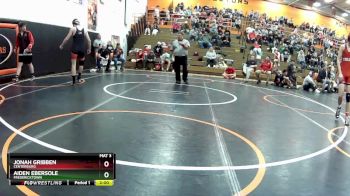 144 lbs Round 2 - Jonah Gribben, Centerburg vs Aiden Ebersole, Fredericktown