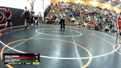 144 lbs Round 2 - Jonah Gribben, Centerburg vs Aiden Ebersole, Fredericktown