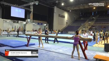 Team China Seniors - Beam, Official Training - 2019 City of Jesolo Trophy