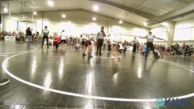 64 lbs Quarterfinal - Ryland Peters, Claremore Wrestling Club vs Luca Huntington, Battlefield Wrestling Club