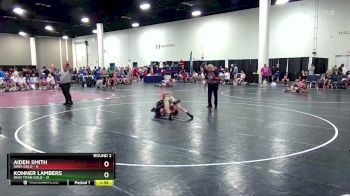 132 lbs Round 2 (8 Team) - Aiden Smith, Iowa Gold vs Konner Lambers, Ohio Titan Gold