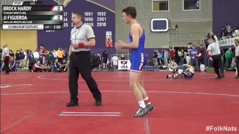 132lbs Semi-finals Brock Hardy (Stinger Wrestling) vs. Jj Figueroa (Driller Wrestling Club)