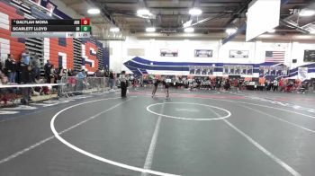 105 lbs Quarterfinal - Scarlett Lloyd, Eleanor Roosevelt vs Dalylah Mora, Arroyo