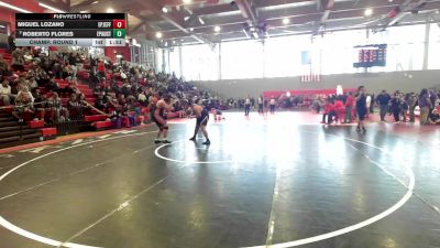 285 lbs Champ. Round 1 - Roberto Flores, El Paso Austin vs Miguel Lozano, El Paso Jefferson