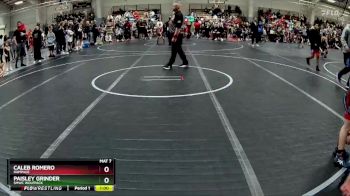 60 lbs Champ. Round 2 - Paisley Grinder, SMWC Wolfpack vs Caleb Romero, Rampage