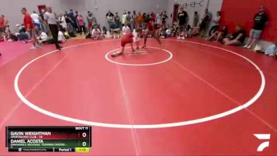 165 lbs Round 4 (6 Team) - Daniel Acosta, Panhandle Regional Training Center vs Gavin Weightman, Spartan Mat Club