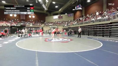 3A 285 lbs Cons. Round 1 - Kohl Bailey, Delta vs Nicholas Braga, Providence Hall