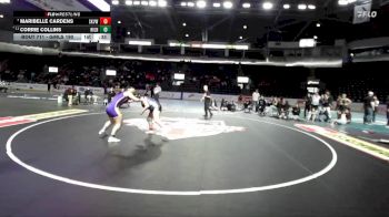 Girls 190 lbs 3rd Place Match - Corrie Collins, Highline (Girls) vs Maribelle Cardens, Skyview (Girls)