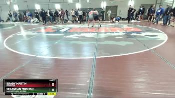 220 lbs Cons. Round 1 - Brady Martin, Riverside vs Sebastian Mosman, Lake City High School