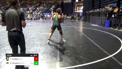 197 lbs Round Of 16 - Thomas Godbee, Army vs Spencer Mooberry, ND State