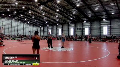 95 lbs Final - Mia Morales, Steel Maidens vs Jaylee Keller, Missouri Battle Gear Black