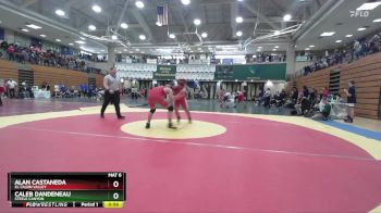 165 lbs Cons. Round 2 - Alan Castaneda, El Cajon Valley vs Caleb Dandeneau, Steele Canyon