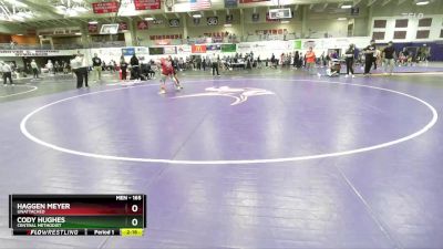 165 lbs Cons. Round 2 - Haggen Meyer, Unattached vs Cody Hughes, Central Methodist