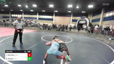 88 lbs Final - Jaxon Sanchez, Hawkeye WC vs Beau Abbott, Roundtree Wr Ac