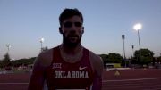 Alex Deir of Oklahoma after Stanford 1500