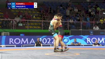 48 kg 1/4 Final - Amr Elshaer, Egypt vs Said Khalilov, Azerbaijan