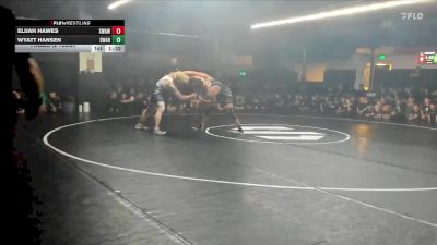190-215 lbs Finals (2 Team) - Elijah Hawes, White vs Wyatt Hansen, Black
