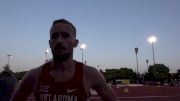Jacob Burcham of Oklahoma pleased with 1500 race at Stanford Invite