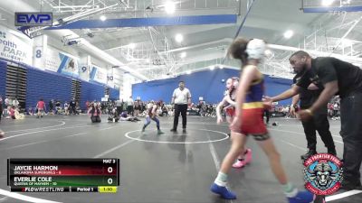 65 lbs Semis (4 Team) - Marleigh Howell, Oklahoma Supergirls vs Lilo Gebara, Queens Of Mayhem