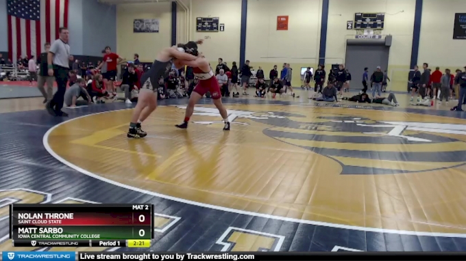 149 lbs Semifinal - Nolan Throne, Saint Cloud State vs Matt Sarbo, Iowa ...