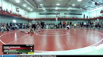 80 lbs Champ. Round 2 - Ryder Wroblewski, John Glenn vs John Crowley, Region Wrestling Academy