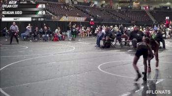 64lbs Finals Dylan Coy (PA) vs. Keagan Judd (PA)