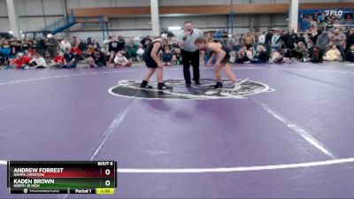 138 lbs Champ. Round 1 - Kaden Brown, North Jr High vs Andrew Forrest, Nampa Christian