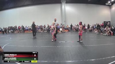 60 lbs Cons. Round 2 - Jace Hughes, Backyard Brawlers vs Ashe Padilla, Takedown Elite