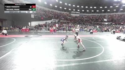60 lbs Cons. Round 3 - Michael Franz, Mukwonago Wrestling Club vs Reed Friemoth, NGL/Crass Trained