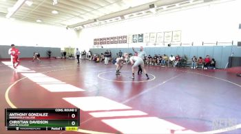 197 lbs Cons. Round 2 - Christian Davidson, Cuesta College vs Anthony Gonzalez, Bakersfield College