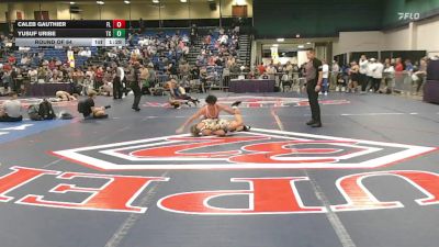 126 lbs Round Of 64 - Yusuf Uribe, TX vs Caleb Gauthier, FL