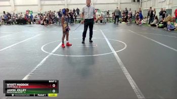64 lbs Round 1 (6 Team) - Wyatt Maddox, South Hills vs Jaxon Jolley, Revolution Elite
