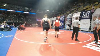 285 Class 4 lbs Champ. Round 1 - Kyler Kuhn, St. Pius X (Kansas City) vs Caleb Otte, Hazelwood West