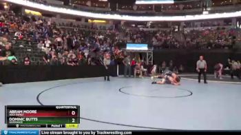 220 lbs Quarterfinal - Abram Moore, Holy Family vs Dominic Butts, Severance