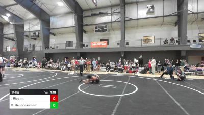 144 lbs Round Of 16 - Isaiah Rios, Bad Boys Wrestling vs Max Hendricks, Svwc