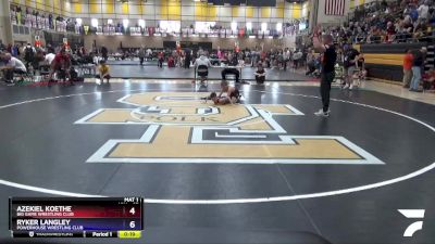 67 lbs Semifinal - Azekiel Koethe, Big Game Wrestling Club vs Ryker Langley, Powerhouse Wrestling Club