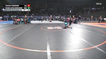 6A/5A Girls 140 Quarterfinal - Jasmin Lopez Hernandez, McKay Girls vs Alexsa Fountaine, Centennial Girls