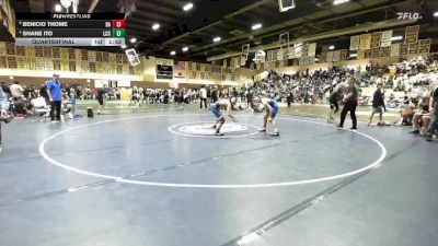 113 lbs Quarterfinal - Benicio Thome, Bishop Amat vs Shane Ito, La Costa Canyon