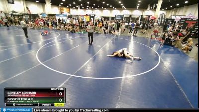 85 lbs Quarterfinal - Bentley Lenhard, Shootbox Wrestling Club vs Bryson Terlaje, Gold Rush Wrestling Academy