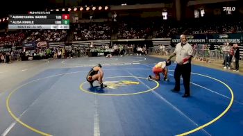 G 185 lbs Champ. Round 1 - Audreyanna Harris, Tara Girls vs Alisa Hinkle, Caddo Magnet Girls