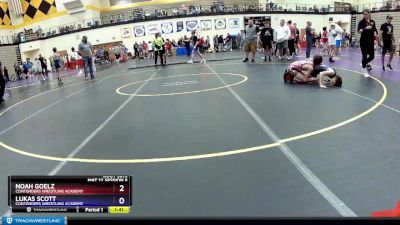 83 lbs Quarterfinal - Noah Goelz, Contenders Wrestling Academy vs Lukas Scott, Contenders Wrestling Academy